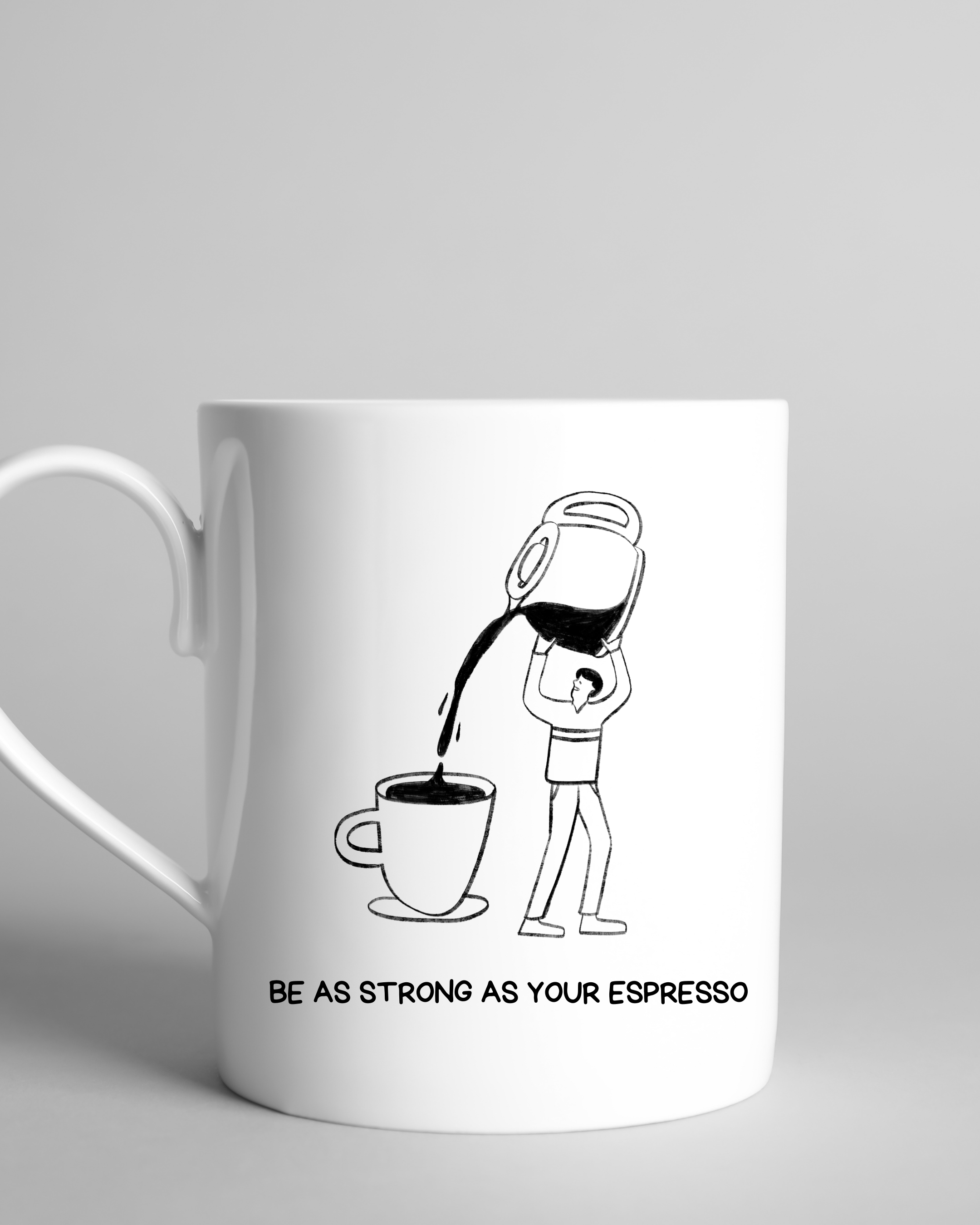 Be as strong as your espresso | 11oz White Mug
