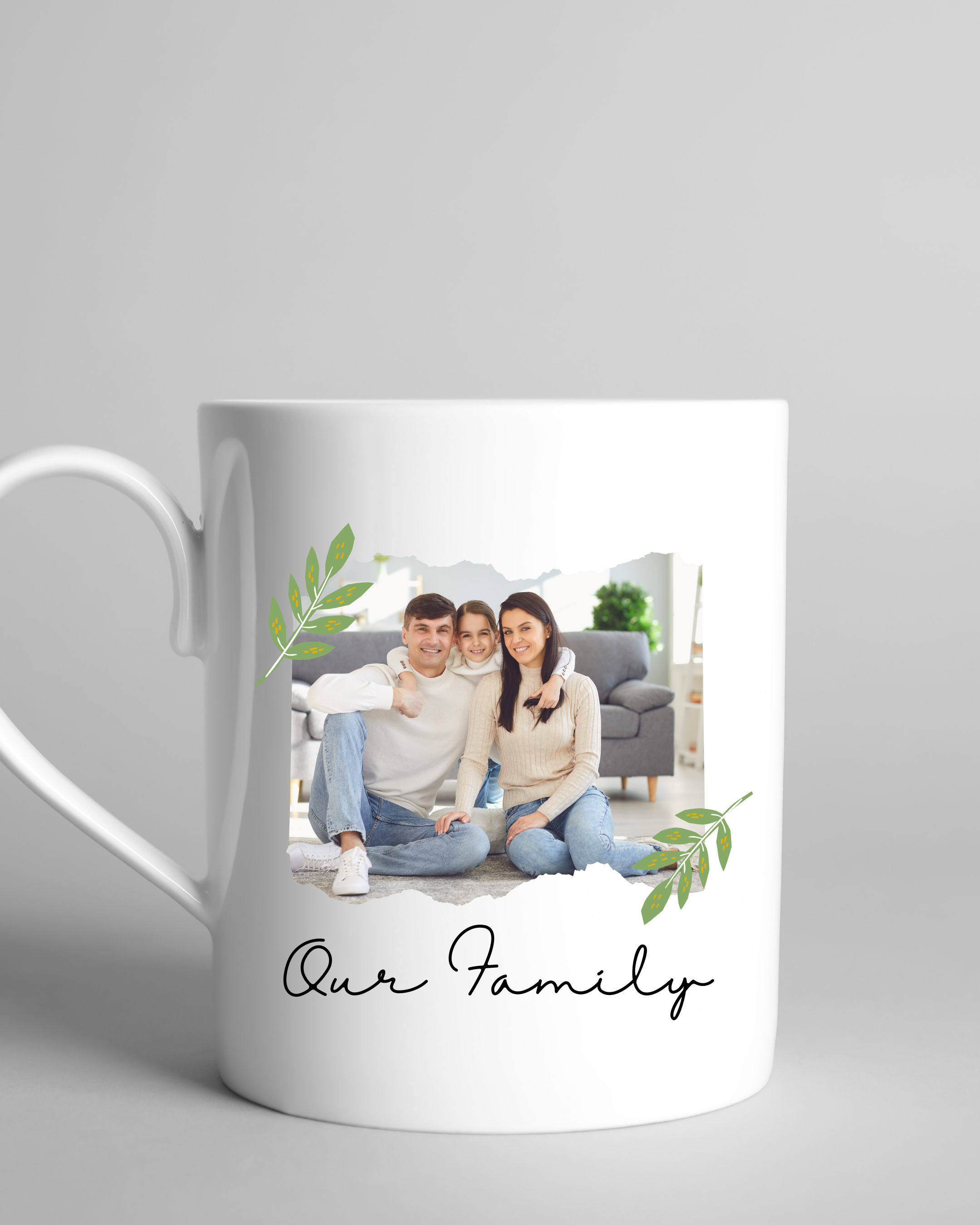 Our family custom mug | 11 oz White mug