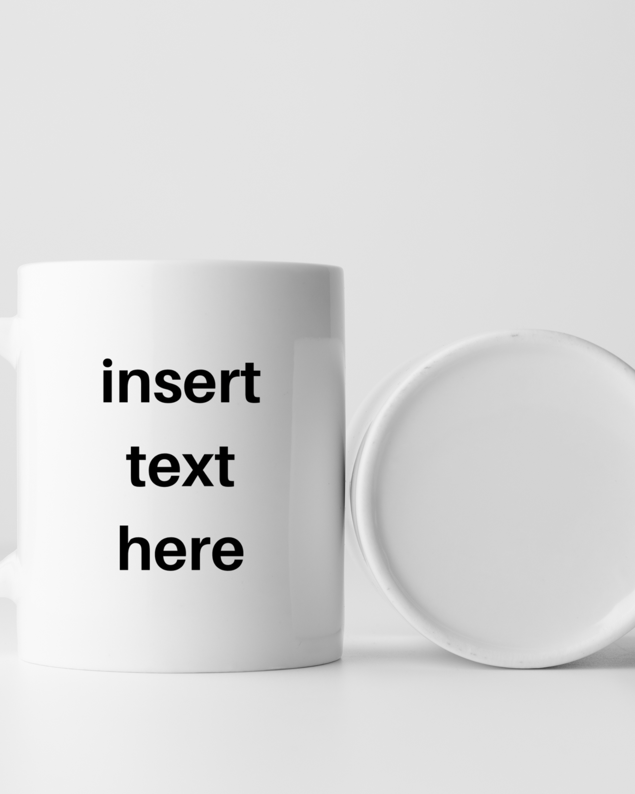 Text-based custom mug 10 pcs | 11 oz White mug